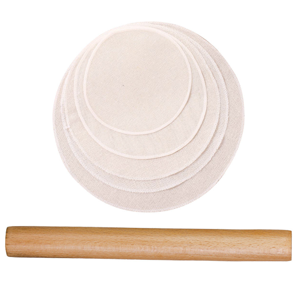 6-teiliges Holz-Teigrollen-Set – Kitchen Roller Baking Bewertung und Preis