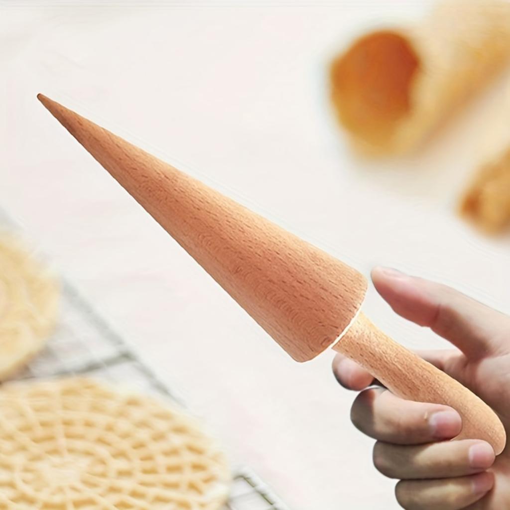 Hölzerner Waffelkegel-Former f – Kitchen Roller Baking Bewertung und Preis