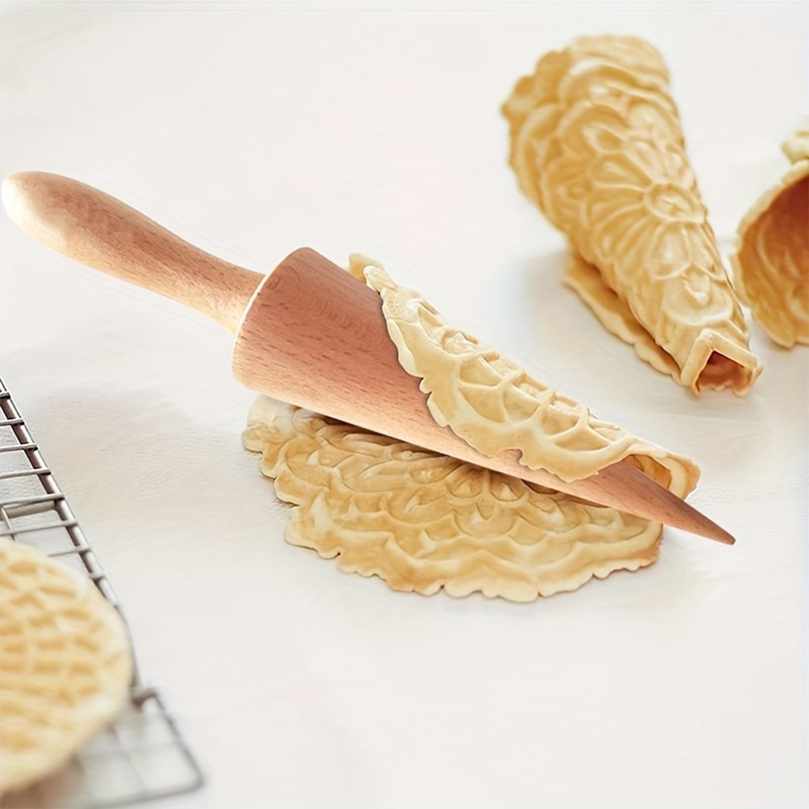 Hölzerner Waffelkegel-Former f – Kitchen Roller Baking Bewertung und Preis