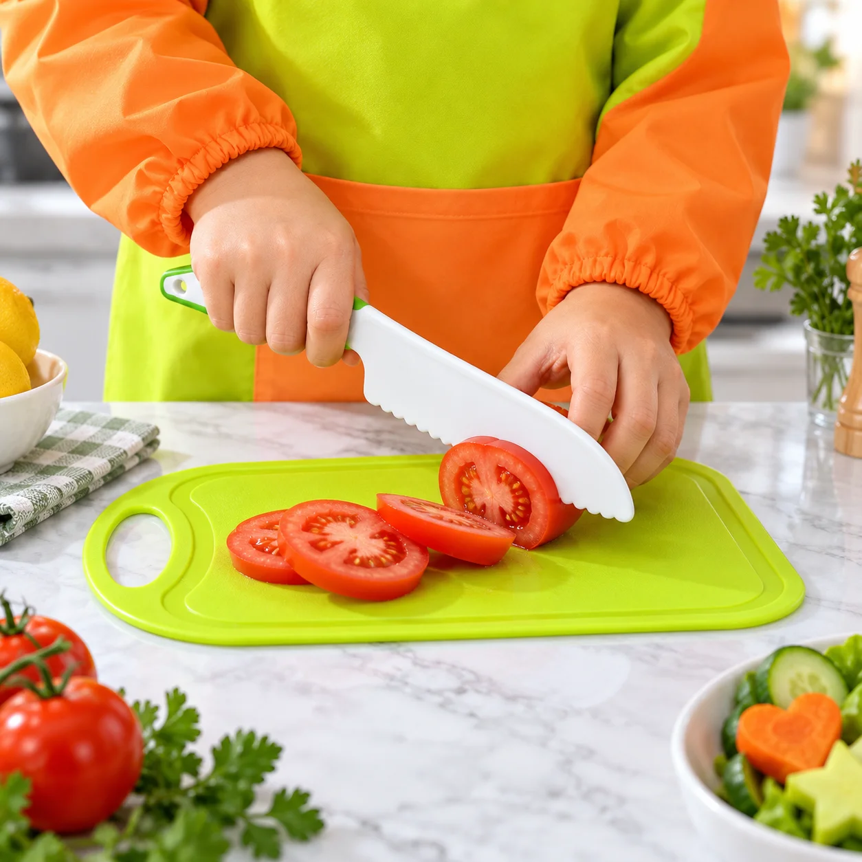 WXCOO Kinder-Sicherheitsmesser – Kitchen Kids Baking Set Bewertung und Preis