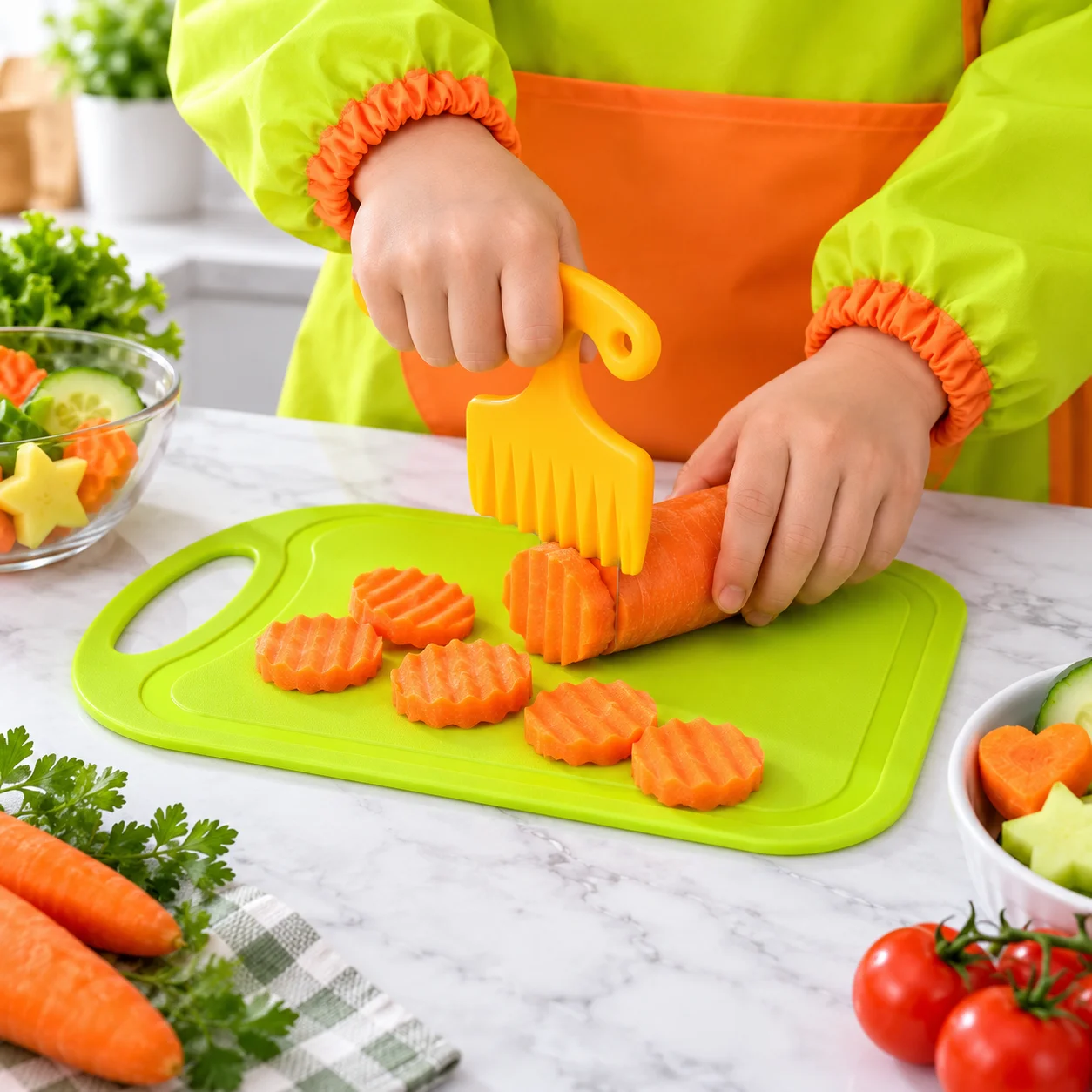 WXCOO Kinder-Sicherheitsmesser – Kitchen Kids Baking Set Bewertung und Preis