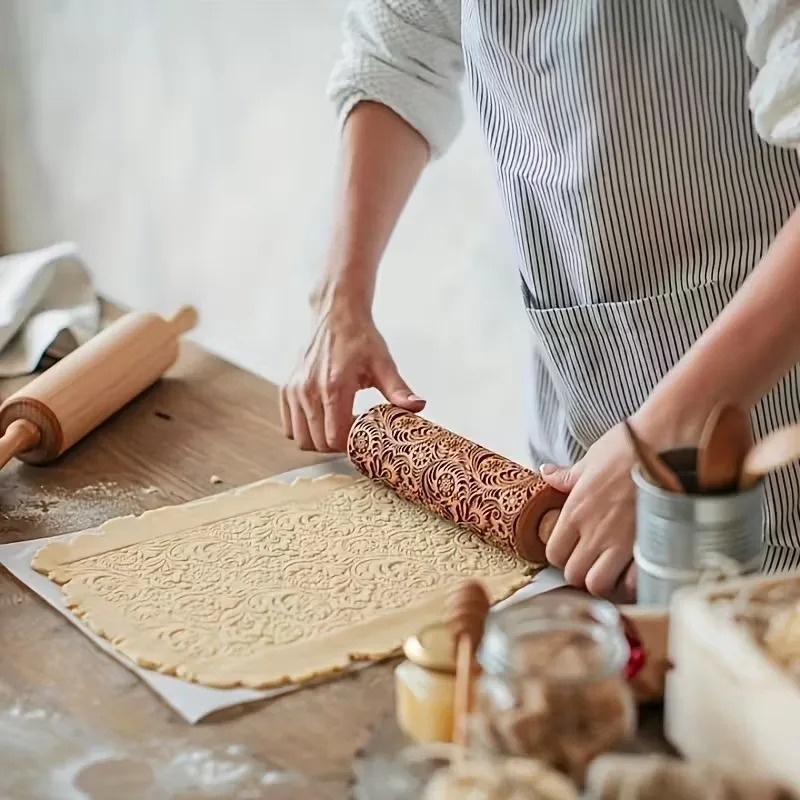 1-5 Stück Weihnachtlicher Grav – Kitchen Roller Baking Bewertung und Preis